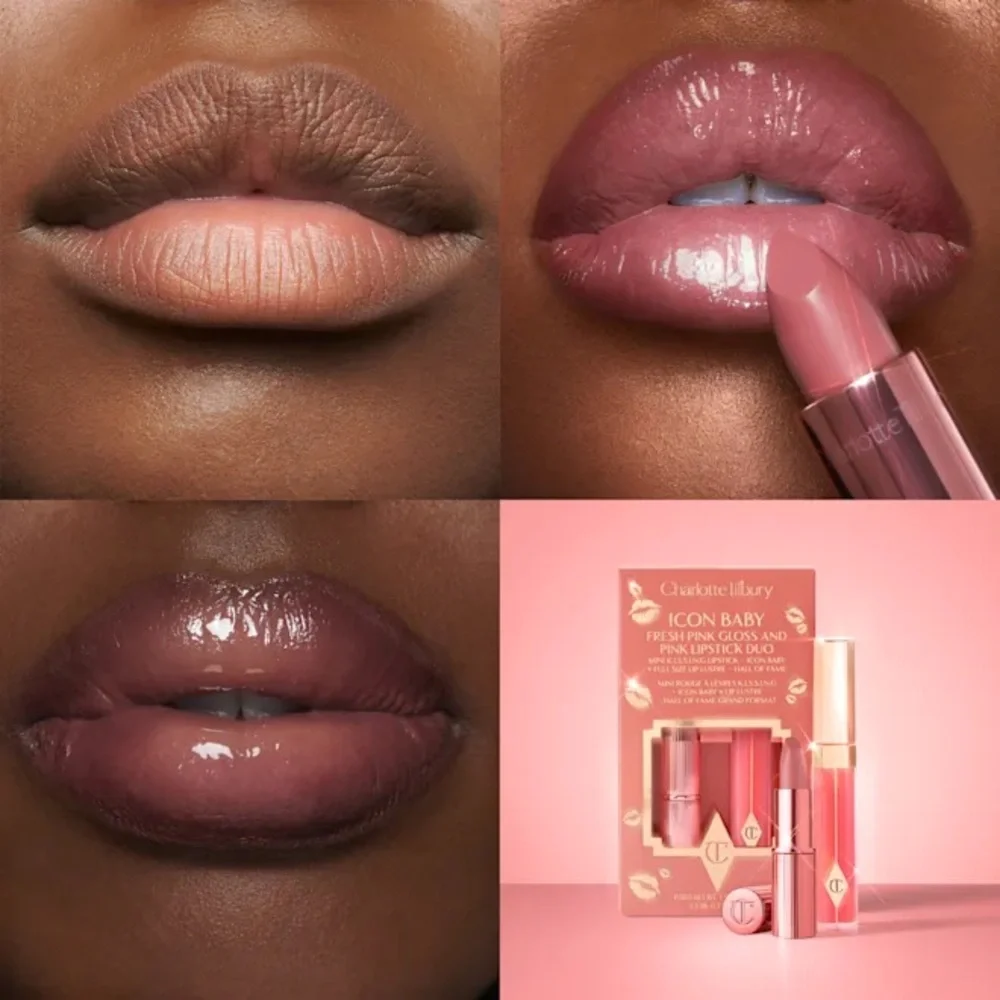 Charlotte Tilbury Lipgloss & Lipstick Duo Icon Baby